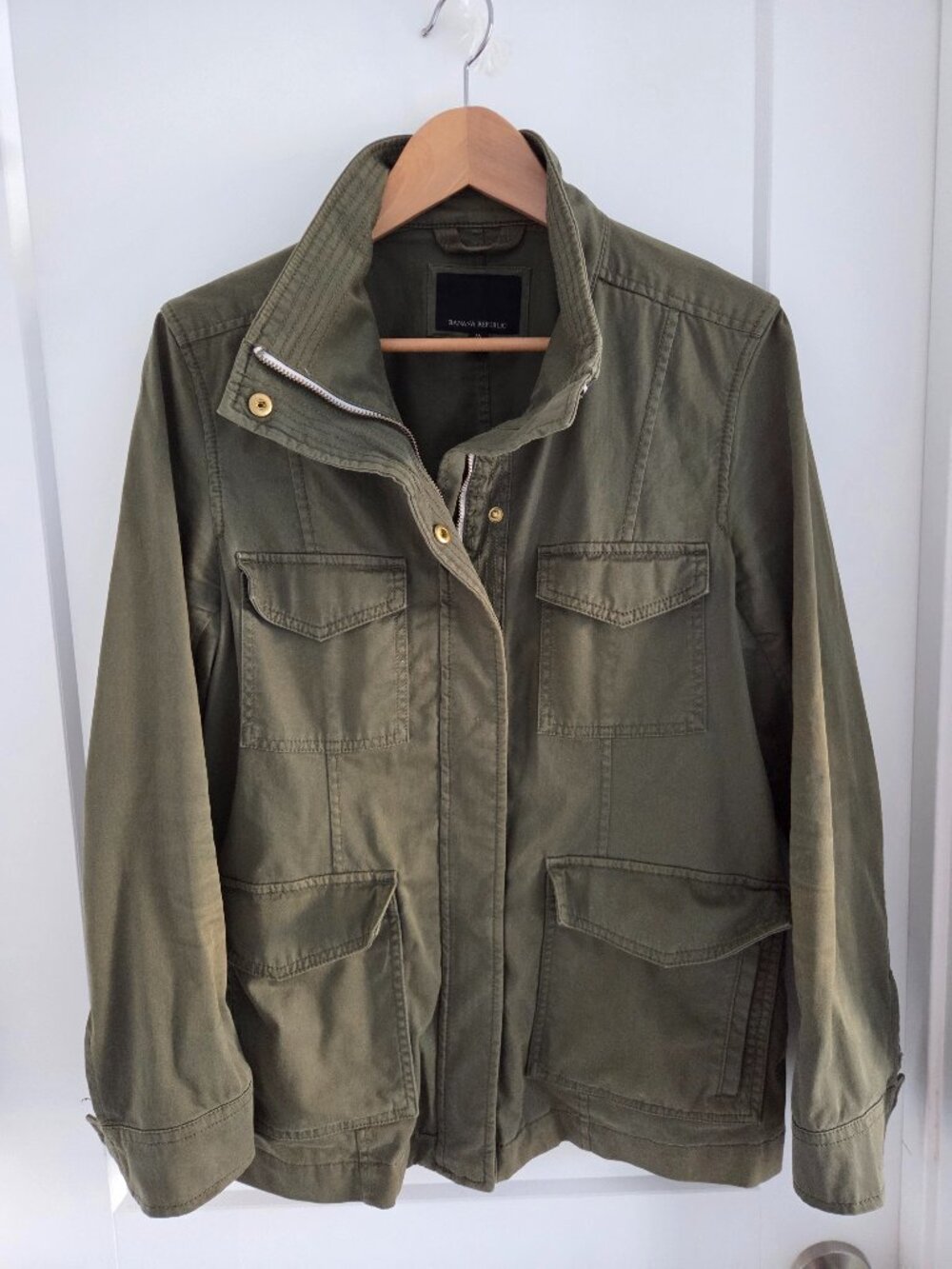 Banana Republic Olive Green Utility Field Jacket